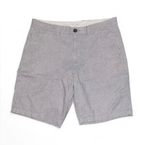Mens Old Navy Gray Linen Ultimate Slim Shorts- Size 34